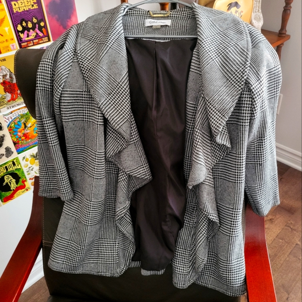 Coat blazer office calvin klein size 10